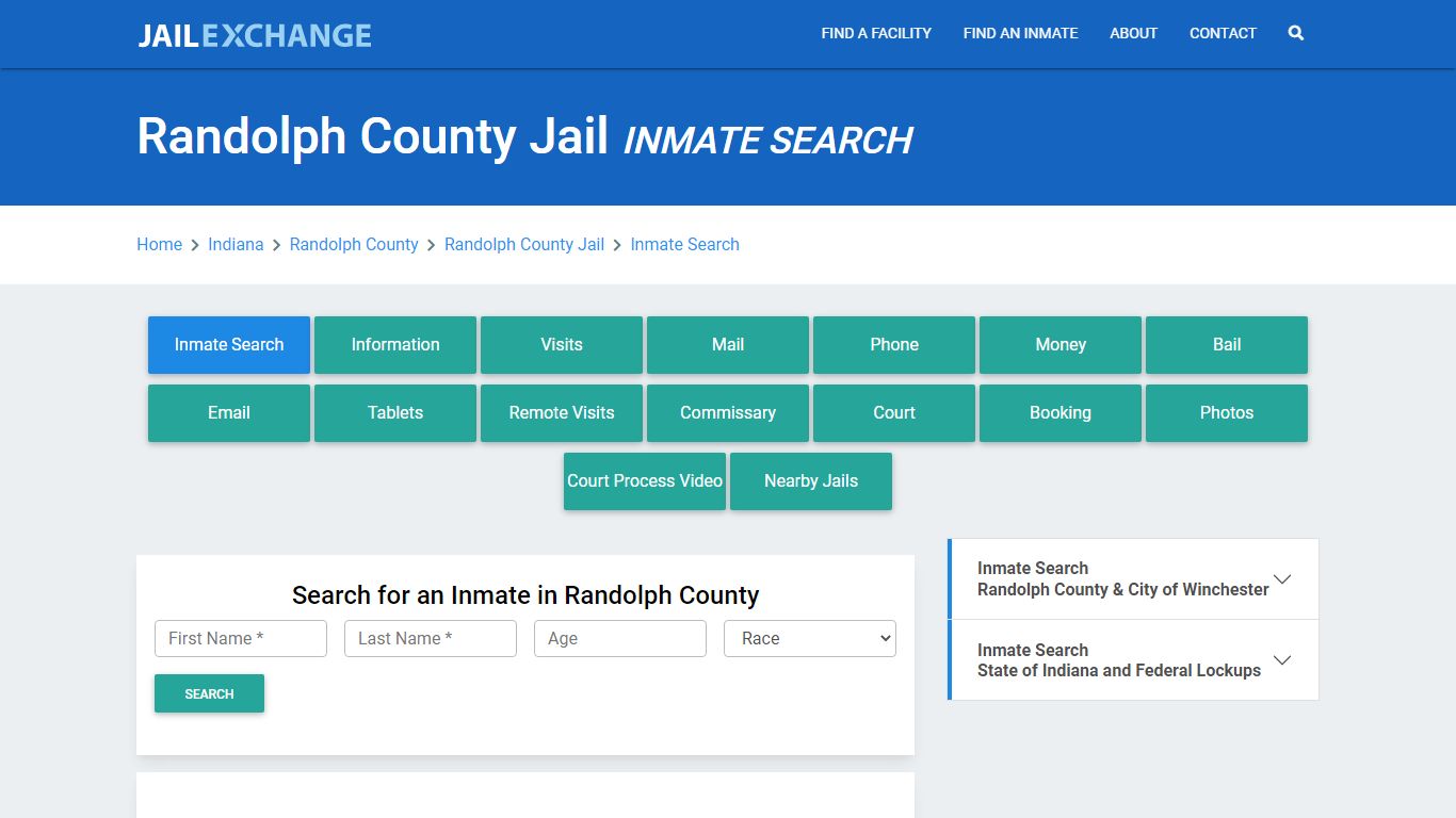 Randolph County Jail, IN Inmate Search: Roster & Mugshots - Jail Exchange